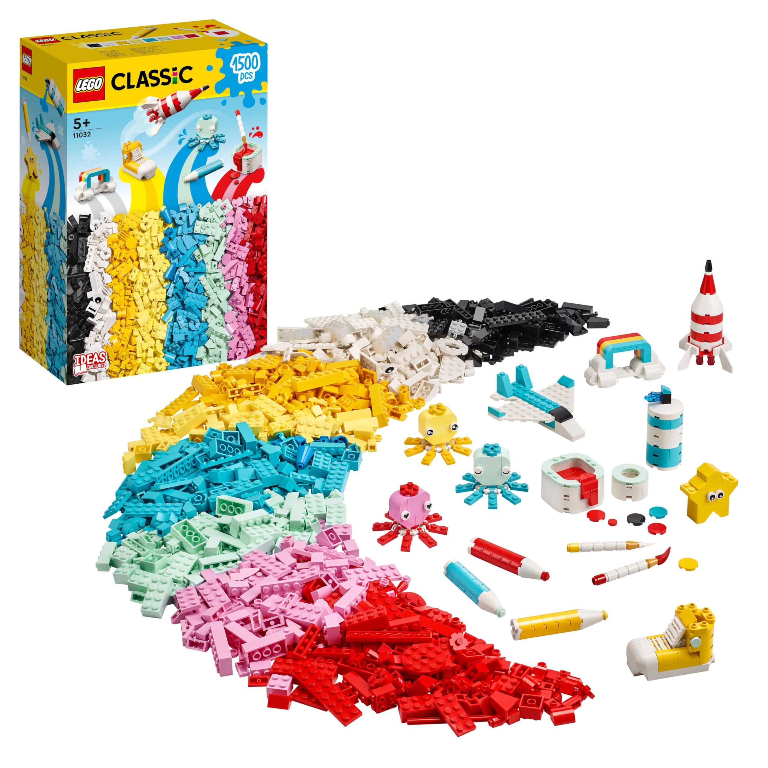 ★ Amazon.com: LEGO Classic 11032, Creative Color Fun 1500 Colorful
